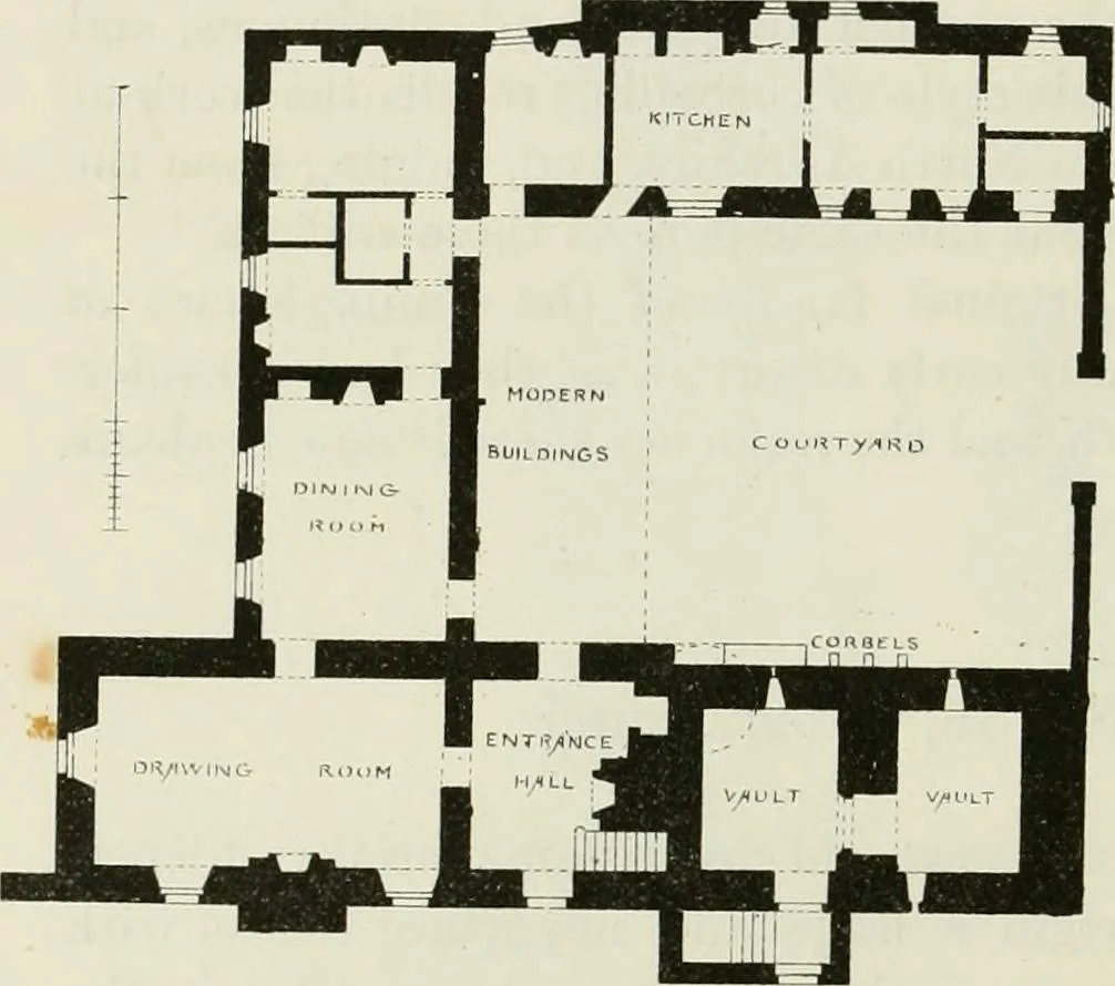 An illustration from The castellated and domestic architecture of Scotland, from the twelfth to the eighteenth century, 1887, leaf 245