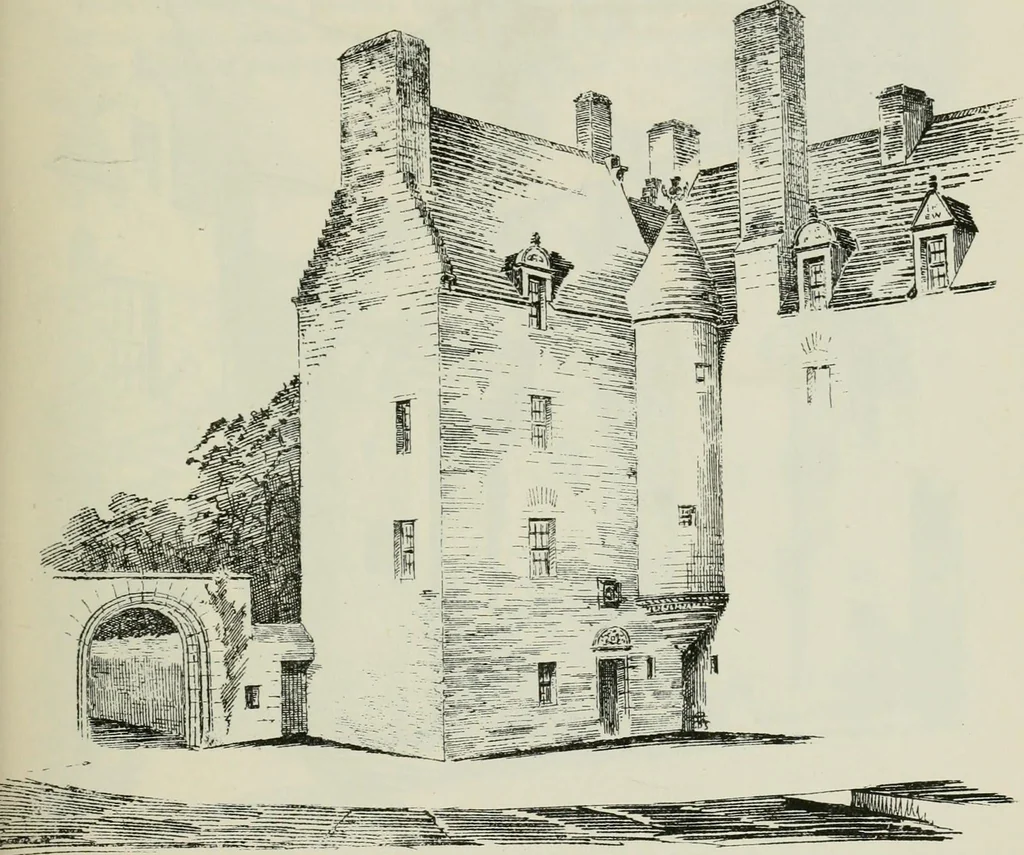 An illustration from The castellated and domestic architecture of Scotland, from the twelfth to the eighteenth century, 1887, leaf 254