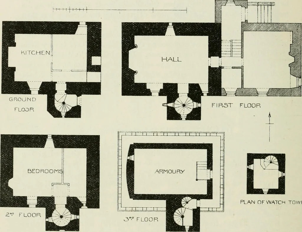 An illustration from The castellated and domestic architecture of Scotland, from the twelfth to the eighteenth century, 1887, leaf 275