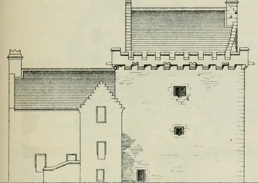 An illustration from The castellated and domestic architecture of Scotland, from the twelfth to the eighteenth century, 1887, leaf 276