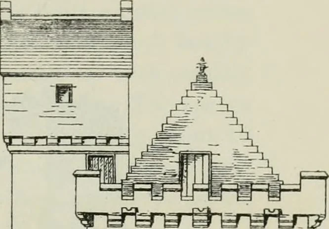 An illustration from The castellated and domestic architecture of Scotland, from the twelfth to the eighteenth century, 1887, leaf 276