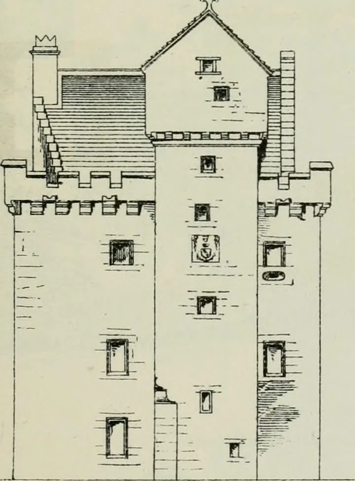 An illustration from The castellated and domestic architecture of Scotland, from the twelfth to the eighteenth century, 1887, leaf 276