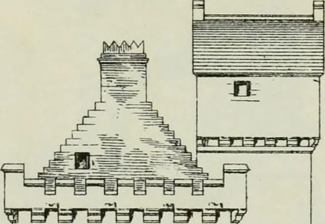 An illustration from The castellated and domestic architecture of Scotland, from the twelfth to the eighteenth century, 1887, leaf 276