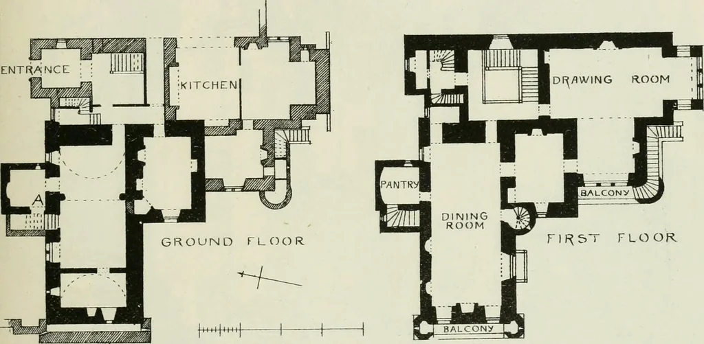 An illustration from The castellated and domestic architecture of Scotland, from the twelfth to the eighteenth century, 1887, leaf 304