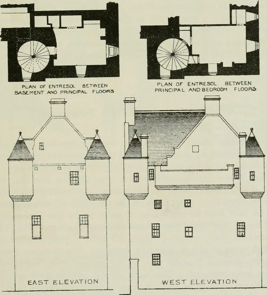 An illustration from The castellated and domestic architecture of Scotland, from the twelfth to the eighteenth century, 1887, leaf 318