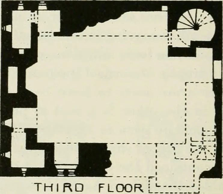 An illustration from The castellated and domestic architecture of Scotland, from the twelfth to the eighteenth century, 1887, leaf 341