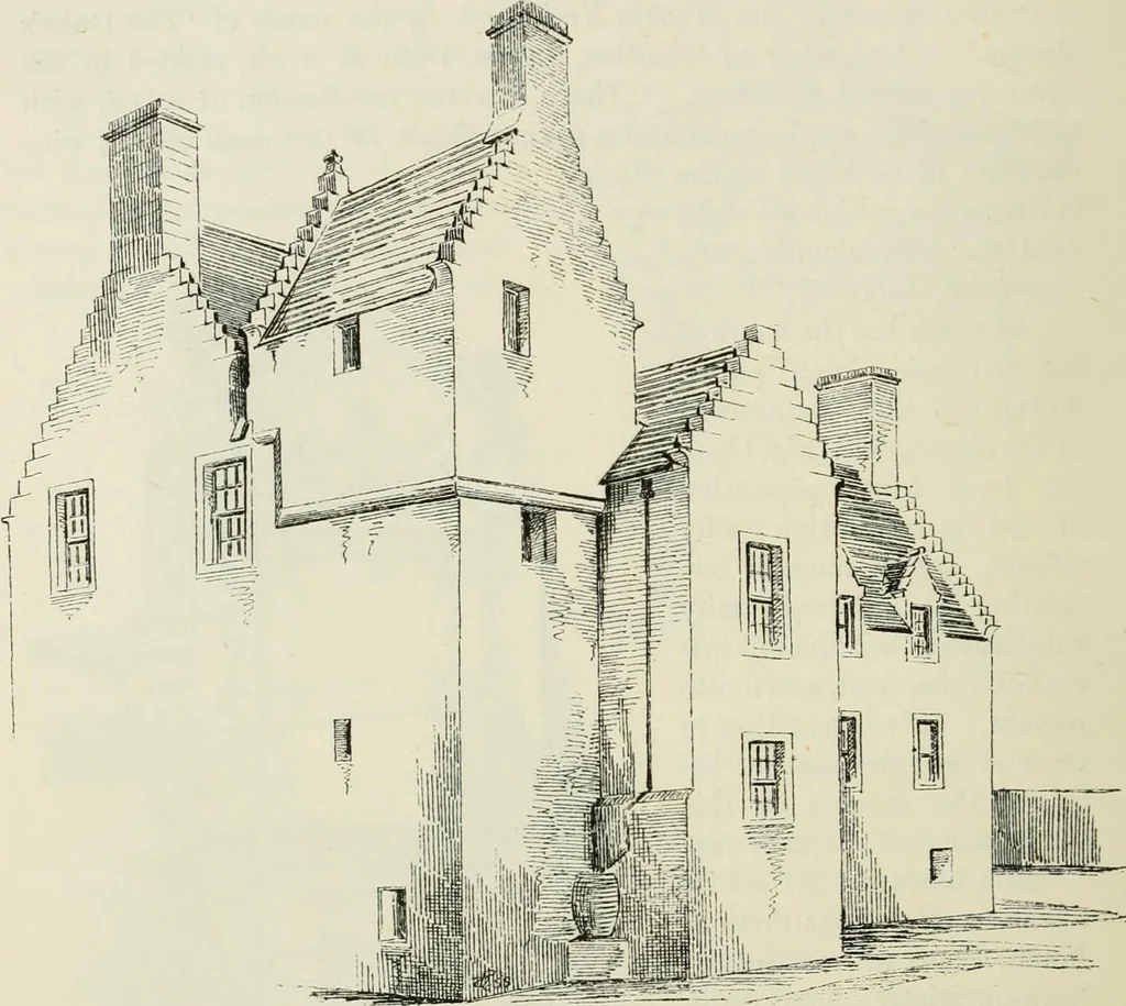 An illustration from The castellated and domestic architecture of Scotland, from the twelfth to the eighteenth century, 1887, leaf 55