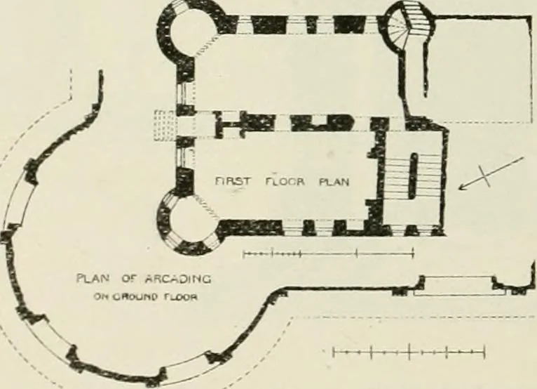 An illustration from The castellated and domestic architecture of Scotland, from the twelfth to the eighteenth century, 1887, leaf 83