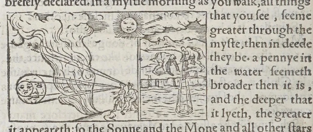 An illustration from The castle of knowledge, 1556, leaf 132