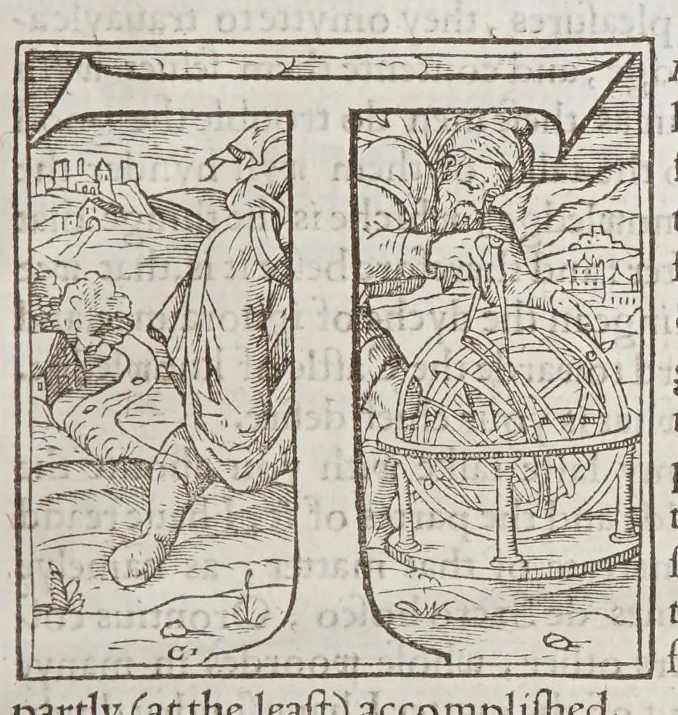 An illustration from The castle of knowledge, 1556, leaf 21