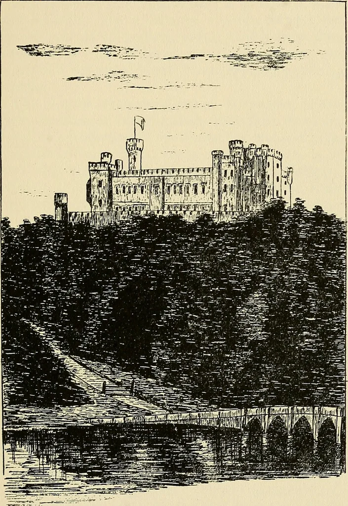An illustration from Castles and abbeys of England in poetic and romantic lore, 1915, leaf 134