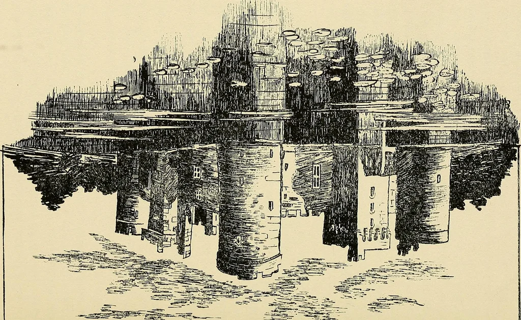 An illustration from Castles and abbeys of England in poetic and romantic lore, 1915, leaf 58