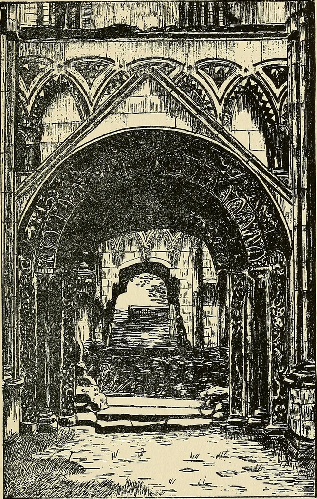 An illustration from Castles and abbeys of England in poetic and romantic lore, 1915, leaf 92