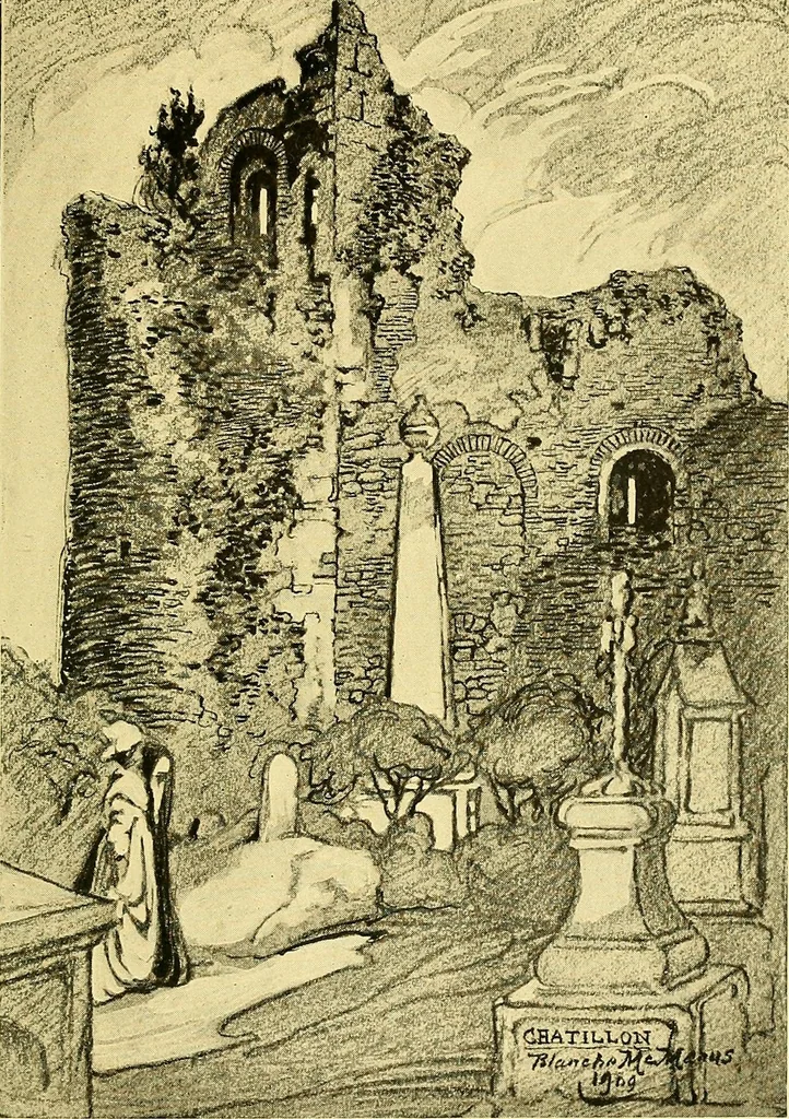 An illustration from Castles and chateaux of old Burgundy and the border provinces, 1909, leaf 110