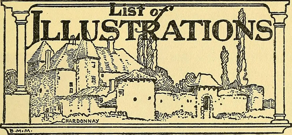 An illustration from Castles and chateaux of old Burgundy and the border provinces, 1909, leaf 12