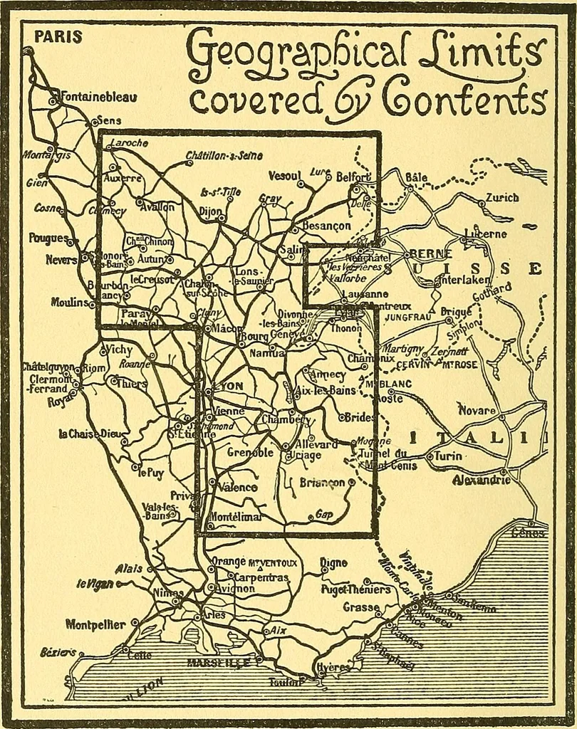 An illustration from Castles and chateaux of old Burgundy and the border provinces, 1909, leaf 15