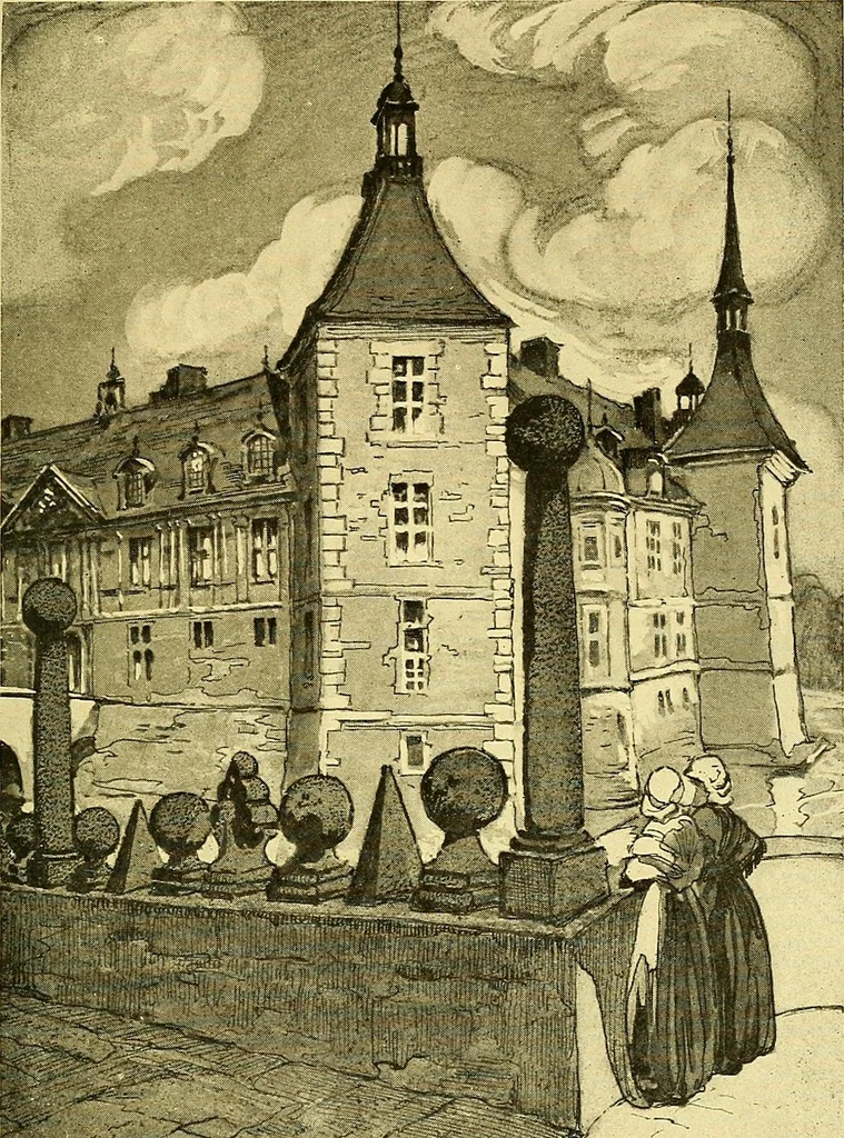 An illustration from Castles and chateaux of old Burgundy and the border provinces, 1909, leaf 200