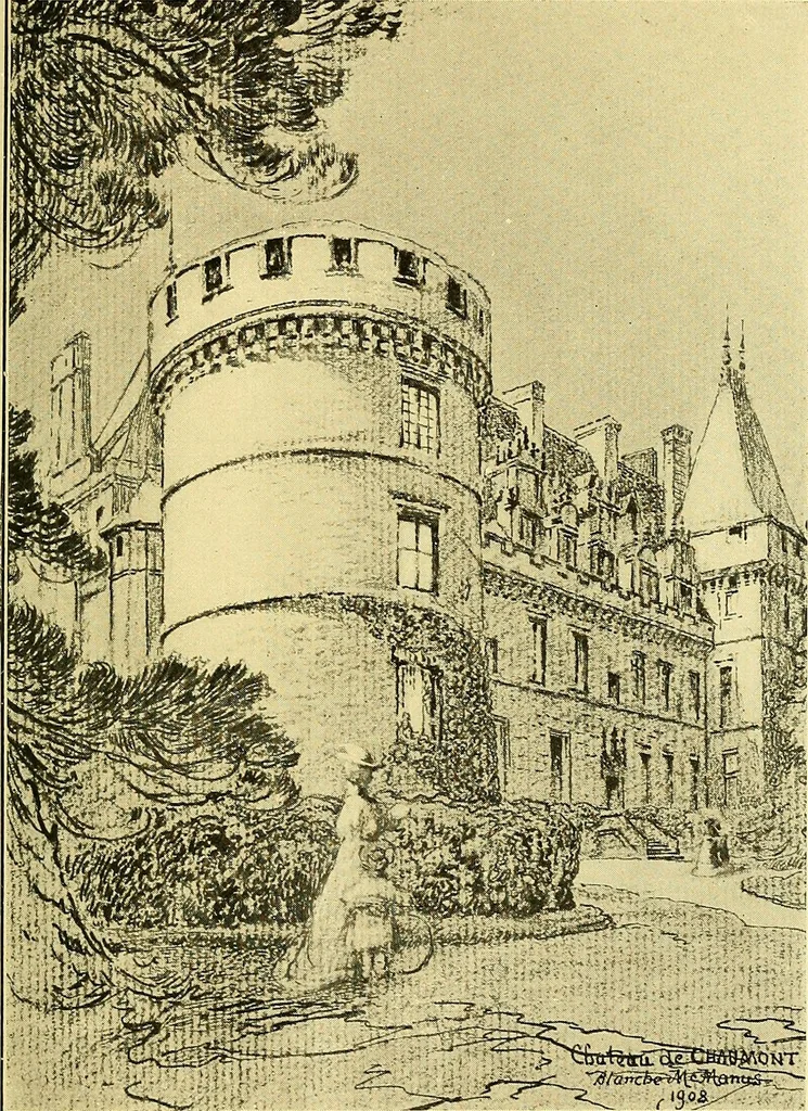 An illustration from Castles and chateaux of old Burgundy and the border provinces, 1909, leaf 206