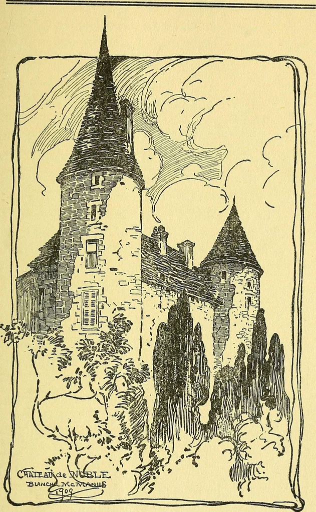 An illustration from Castles and chateaux of old Burgundy and the border provinces, 1909, leaf 226