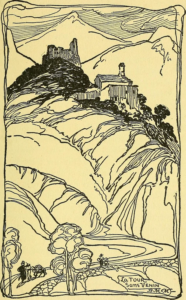 An illustration from Castles and chateaux of old Burgundy and the border provinces, 1909, leaf 334