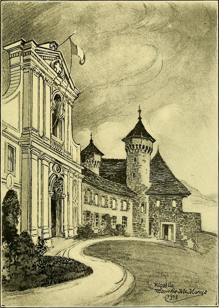An illustration from Castles and chateaux of old Burgundy and the border provinces, 1909, leaf 354