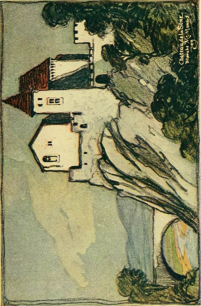 An illustration from Castles and chateaux of old Burgundy and the border provinces, 1909, leaf 420