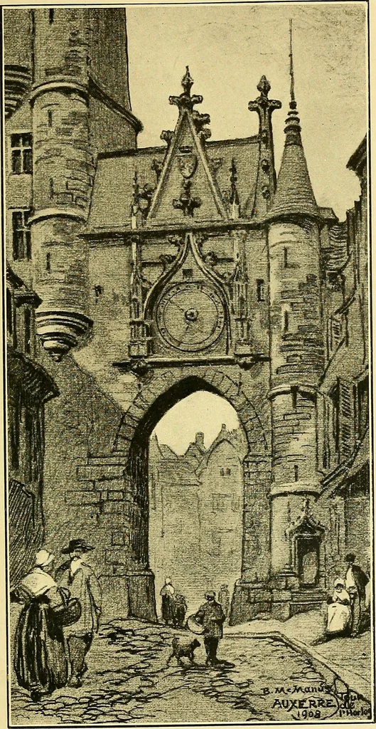 An illustration from Castles and chateaux of old Burgundy and the border provinces, 1909, leaf 54