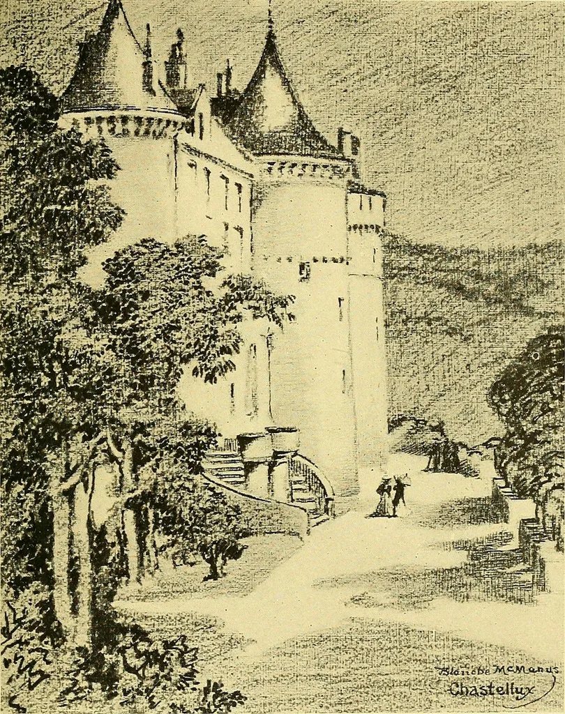 An illustration from Castles and chateaux of old Burgundy and the border provinces, 1909, leaf 62