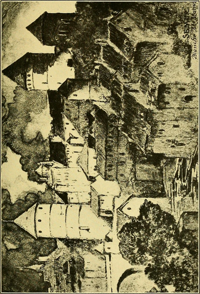 An illustration from Castles and chateaux of old Burgundy and the border provinces, 1909, leaf 76