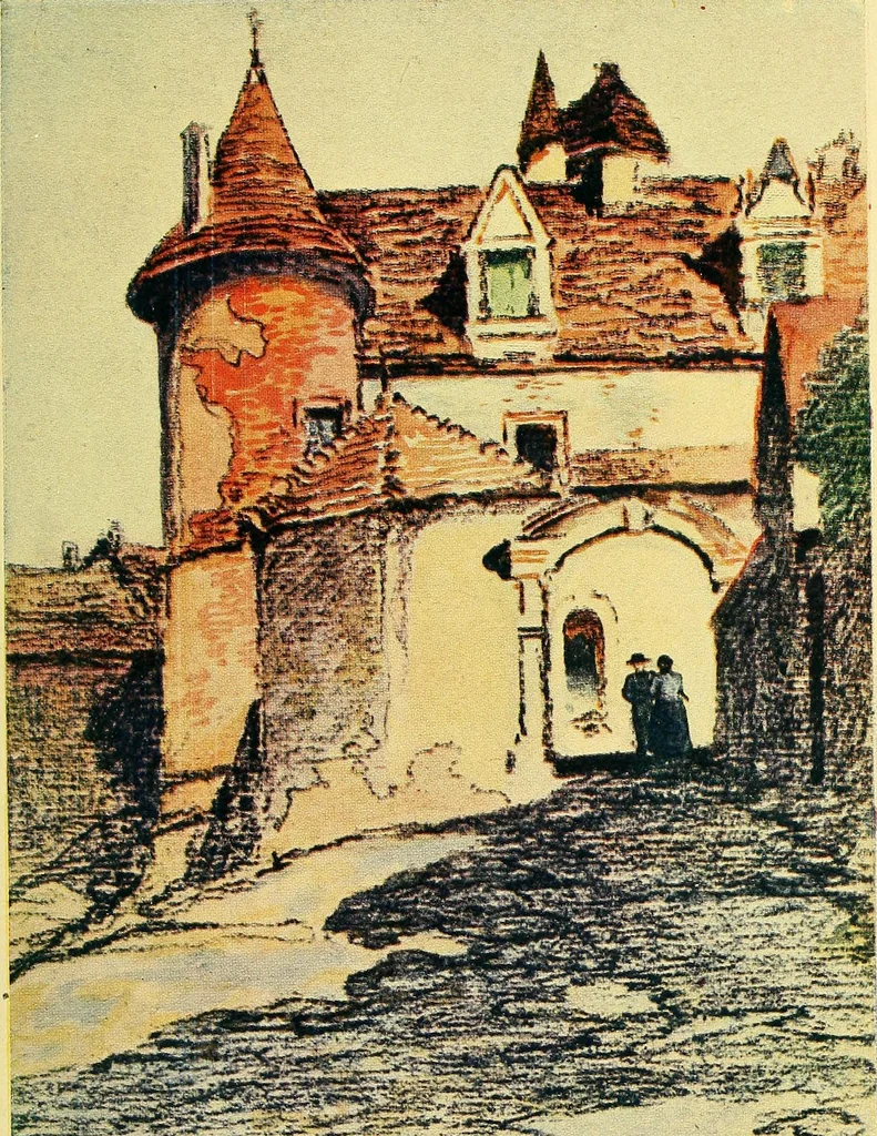 An illustration from Castles and chateaux of old Burgundy and the border provinces, 1909, leaf 90
