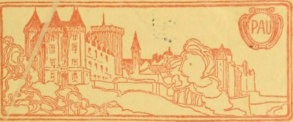 An illustration from Castles and chateaux of old Navarre and the Basque Provinces, including also Foix, Roussillon and Béarn, 1907, leaf 10