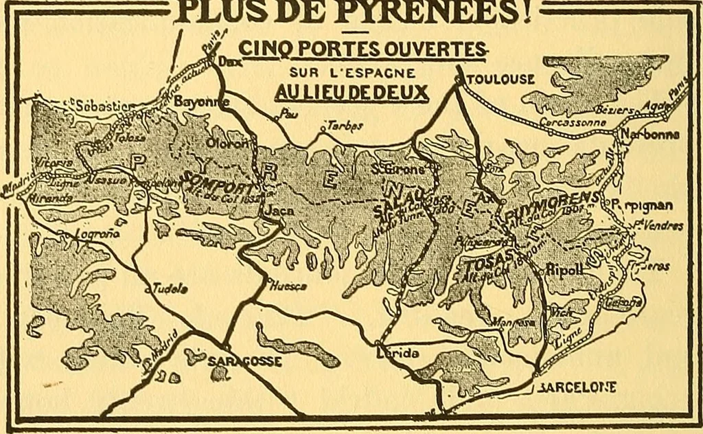 An illustration from Castles and chateaux of old Navarre and the Basque Provinces, including also Foix, Roussillon and Béarn, 1907, leaf 101