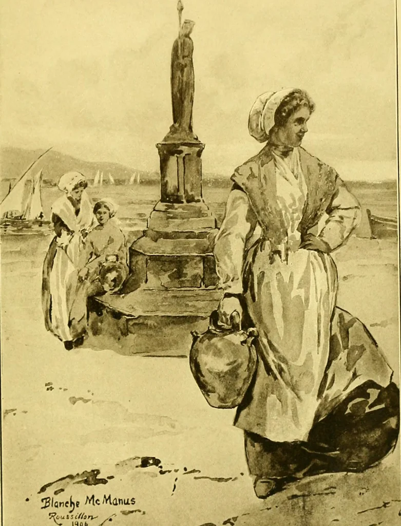 An illustration from Castles and chateaux of old Navarre and the Basque Provinces, including also Foix, Roussillon and Béarn, 1907, leaf 142