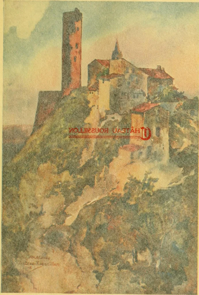 An illustration from Castles and chateaux of old Navarre and the Basque Provinces, including also Foix, Roussillon and Béarn, 1907, leaf 164