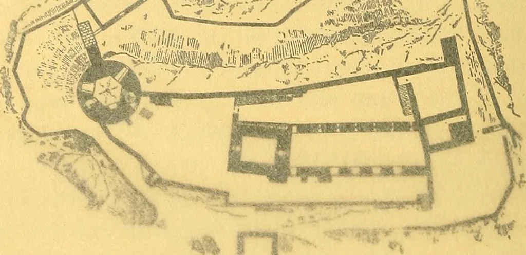 An illustration from Castles and chateaux of old Navarre and the Basque Provinces, including also Foix, Roussillon and Béarn, 1907, leaf 259