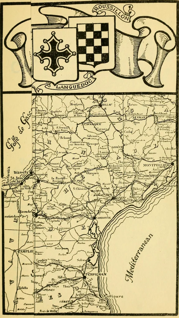 An illustration from Castles and chateaux of old Navarre and the Basque Provinces, including also Foix, Roussillon and Béarn, 1907, leaf 26