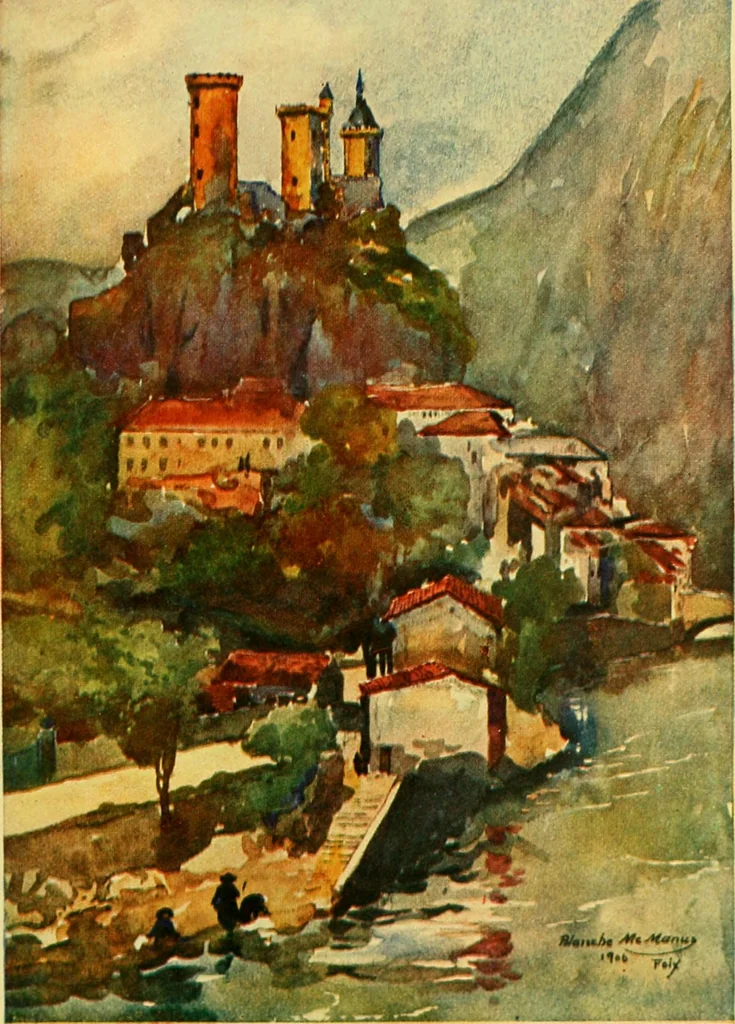 An illustration from Castles and chateaux of old Navarre and the Basque Provinces, including also Foix, Roussillon and Béarn, 1907, leaf 260
