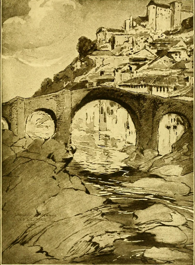 An illustration from Castles and chateaux of old Navarre and the Basque Provinces, including also Foix, Roussillon and Béarn, 1907, leaf 292