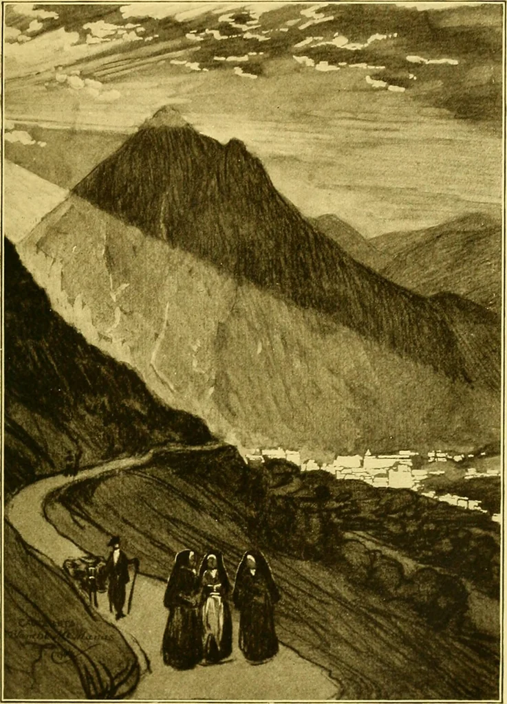 An illustration from Castles and chateaux of old Navarre and the Basque Provinces, including also Foix, Roussillon and Béarn, 1907, leaf 414