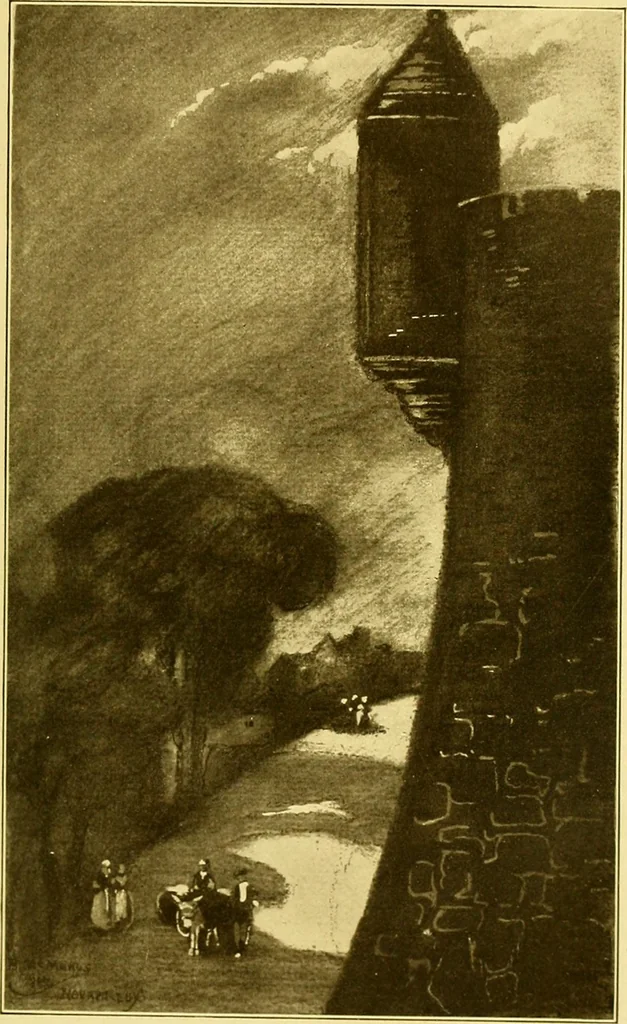 An illustration from Castles and chateaux of old Navarre and the Basque Provinces, including also Foix, Roussillon and Béarn, 1907, leaf 446