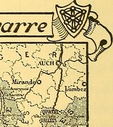 An illustration from Castles and chateaux of old Navarre and the Basque Provinces, including also Foix, Roussillon and Béarn, 1907, leaf 455