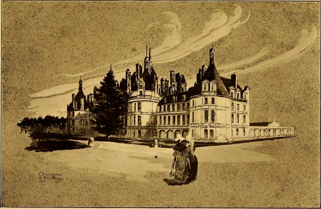 An illustration from Castles and chateaux of old Touraine and the Loire country, 1906, leaf 146