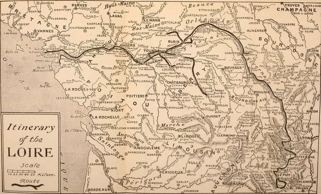 An illustration from Castles and chateaux of old Touraine and the Loire country, 1906, leaf 20
