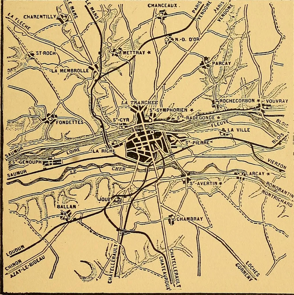 An illustration from Castles and chateaux of old Touraine and the Loire country, 1906, leaf 290