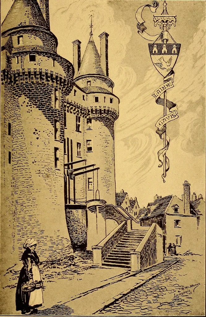 An illustration from Castles and chateaux of old Touraine and the Loire country, 1906, leaf 312
