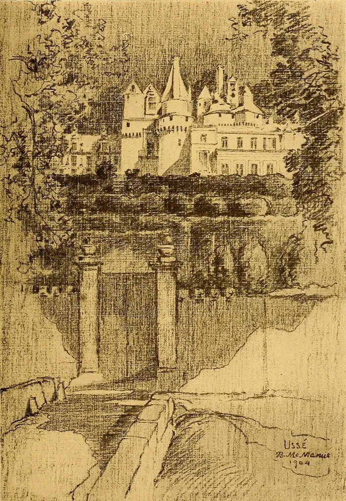 An illustration from Castles and chateaux of old Touraine and the Loire country, 1906, leaf 332