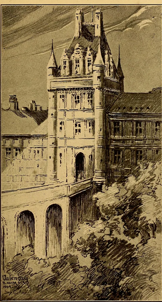 An illustration from Castles and chateaux of old Touraine and the Loire country, 1906, leaf 422