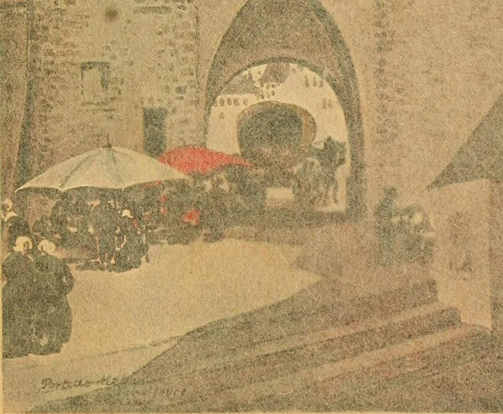 An illustration from Castles and chateaux of old Touraine and the Loire country, 1906, leaf 426