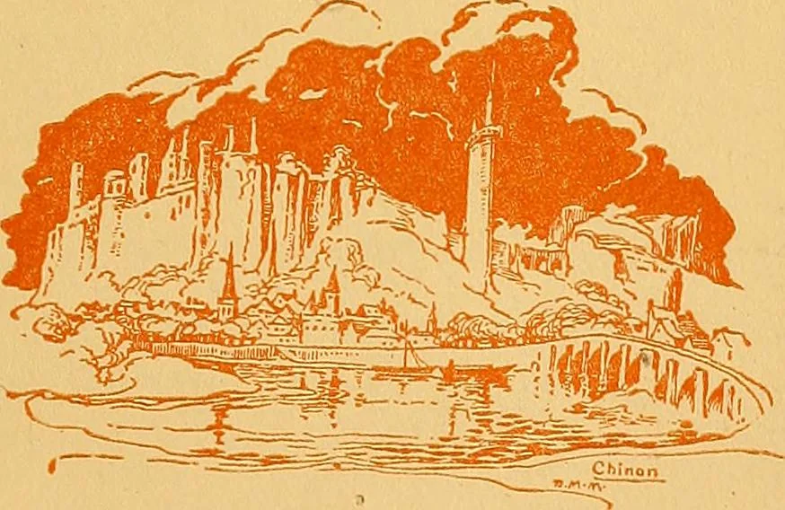An illustration from Castles and chateaux of old Touraine and the Loire country, 1906, leaf 8