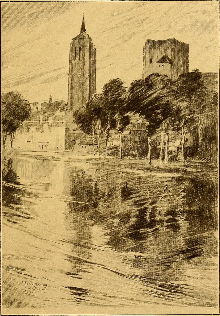 An illustration from Castles and chateaux of old Touraine and the Loire country, 1906, leaf 84
